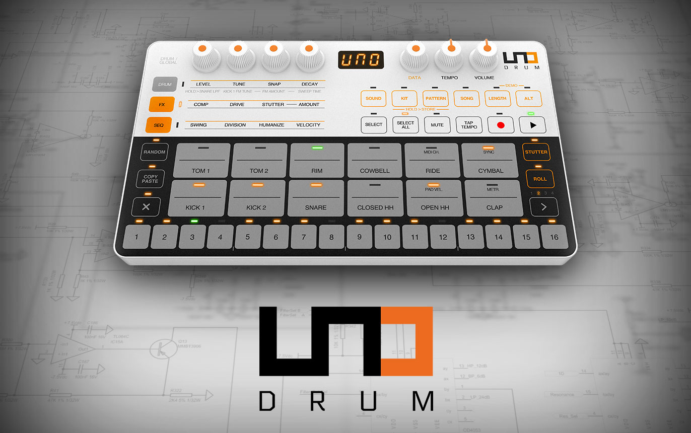 SUPERBOOTH 19】IK Multimediaが新ドラムマシーン「UNO Drum」を
