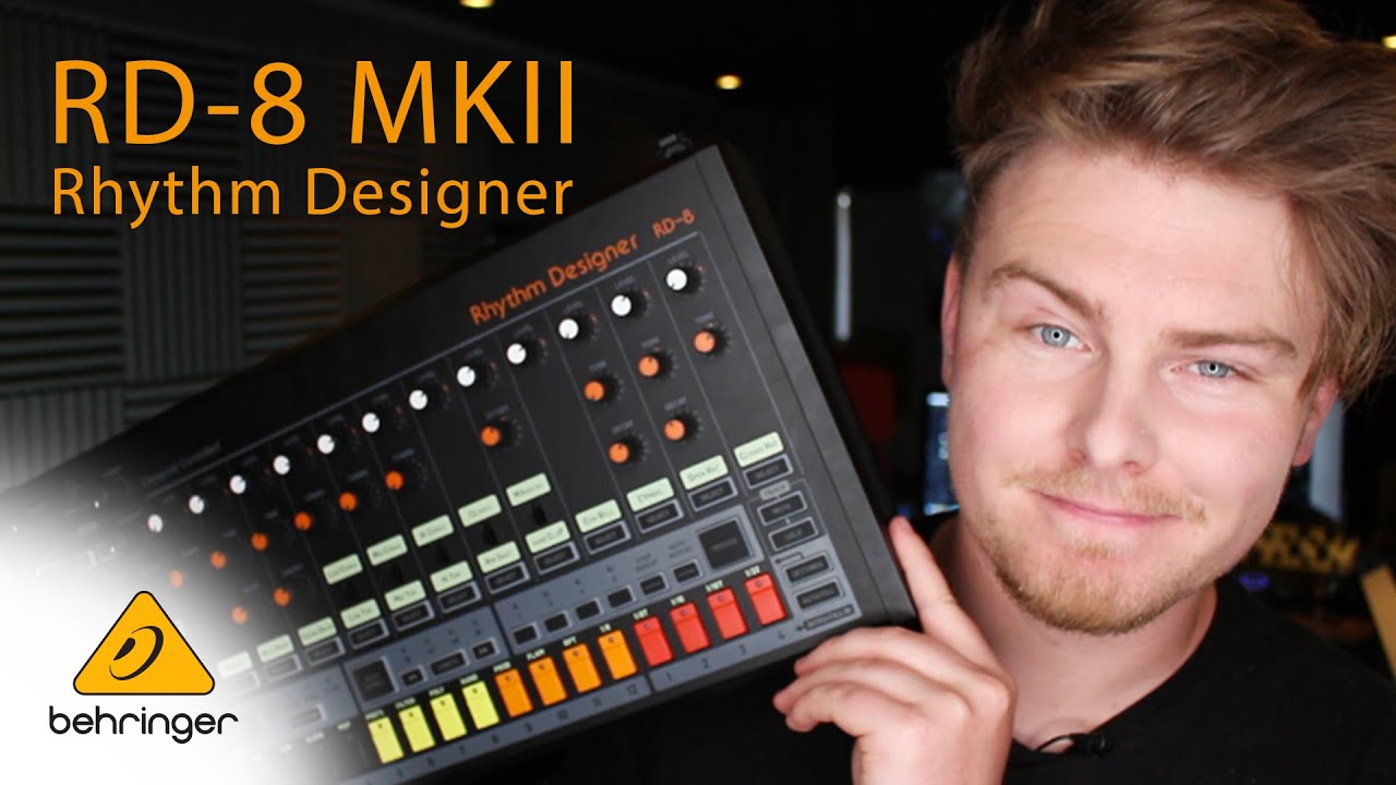 Behringerが最新TR-808クローン・リズムマシン「RD-8 MKII」を発表  